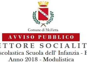 Avviso Pubblico Socialità mensa infanzia e primaria 2018