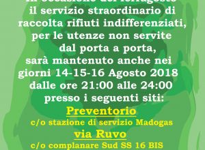 avviso compattatore ferragosto 2018