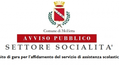 Avviso Pubblico Socialità Esito di gara per affidamento del servizio d...