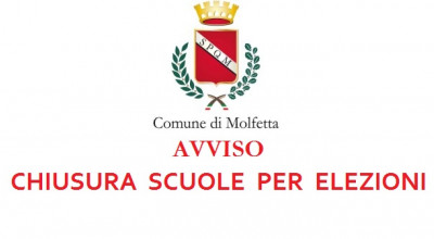 Avviso chiusura scuole per elezioni Avviso chiusura scuole per elezioni