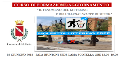 Il fenomeno del Littering 28 giugno 2018 2 Il fenomeno del Littering 28 giugno 2018 2