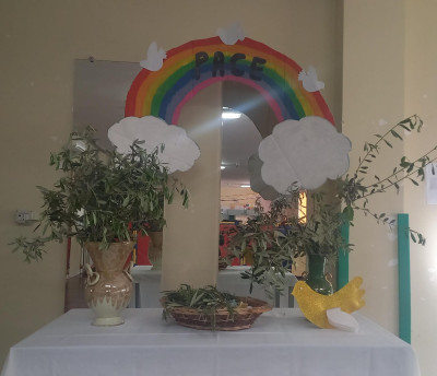 Nido Comunale Don Minzoni: Benedizione delle Palme con Bambini, F...