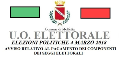 Logo Elezioni Politiche 4 marzo 2018 AVVISO COMPONENTI SEGGIO Logo Elezioni Politiche 4 marzo 2018 AVVISO COMPONENTI SEGGIO