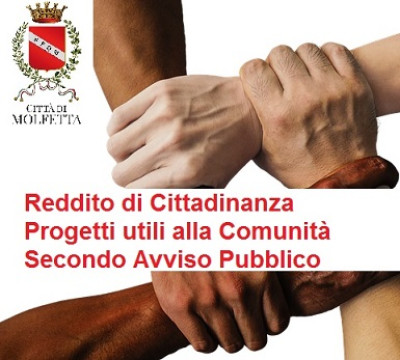Pubblicato il secondo avviso per percettori di Reddito di Cittadinanza a disp...
