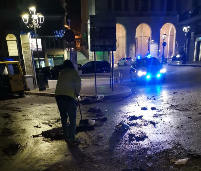 Devastazione Piazza Vittorio Emanuele: Individuati gran parte degli autori