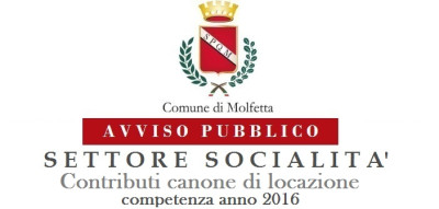 Settore Socialità contributi canone di locazione 2018 Settore Socialità contributi canone di locazione 2018