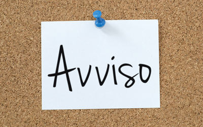 Avviso pubblico per l’ammissione delle candidature relative alla nomina...