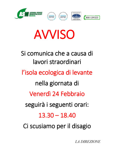 Comunicazione ASM