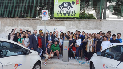 inaugurazione colonnina inaugurazione colonnina