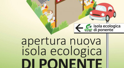 locandina inaugurazione isola ecologica locandina inaugurazione isola ecologica