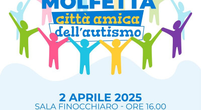 Molfetta città amica dell’autismo. Il 2 aprile riconoscimenti ai...
