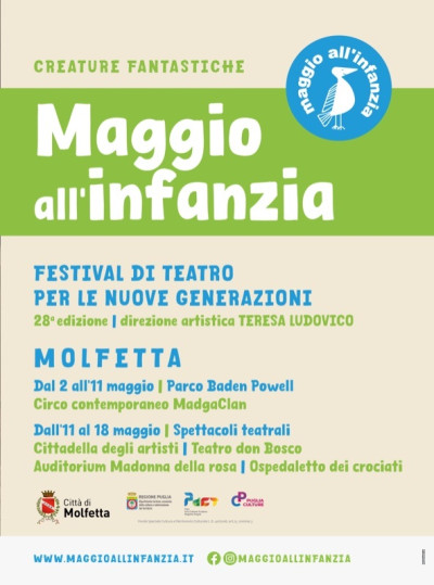 A Molfetta Maggio dedicato ai bambini e ai ragazzi. Dal 2 al 18 appuntamento ...