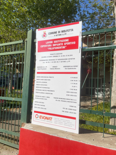 PalaFiorentini. Al via le operazioni di rimozione della copertura in amianto