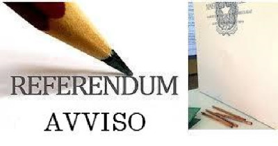 referendum avviso referendum avviso