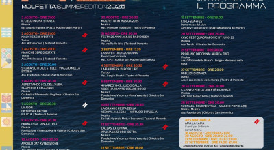 Un’estate di cultura e spettacolo: Molfetta presenta il cartellone Molf...