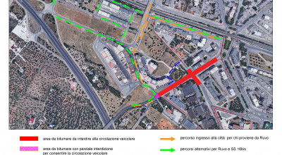 Variazioni alla circolazione stradale a ridosso di Via Ruvo
